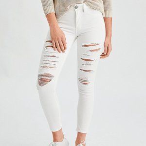 American Eagle White Jeans